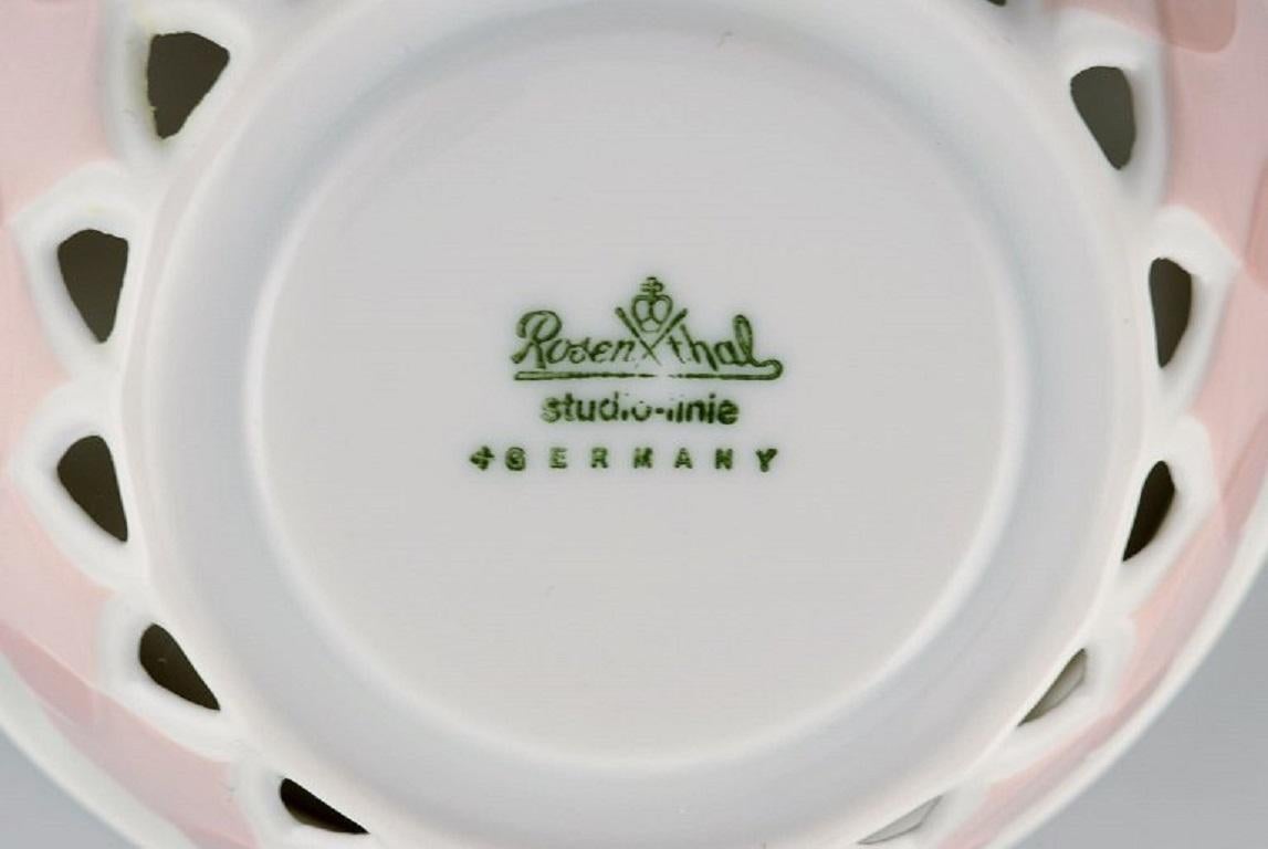 Bjørn Wiinblad for Rosenthal, Lotus Porcelain Service, Coffee Pot with Heater For Sale 1