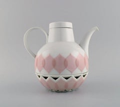 Bjørn Wiinblad for Rosenthal, Lotus Porcelain Service, Teapot with Heater
