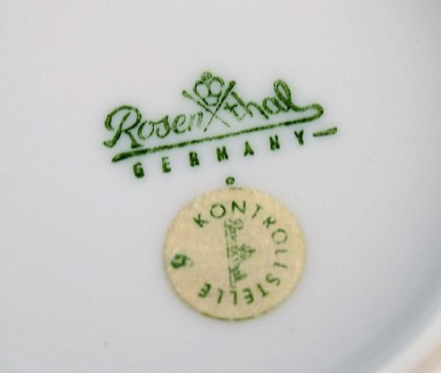 Late 20th Century Bjørn Wiinblad for Rosenthal, Porcelain Sauce Bowl with Gold Decoration, 1980s For Sale