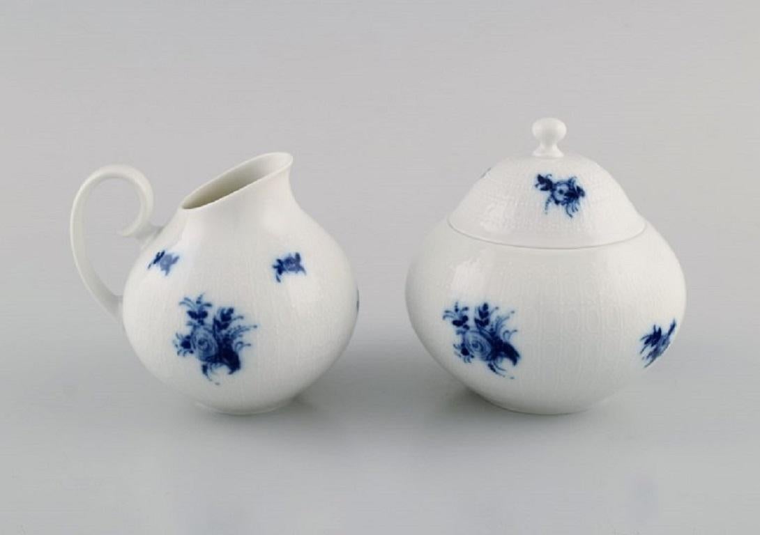 German Bjørn Wiinblad for Rosenthal, Romanze Blue Flower Coffee Service, 1960s For Sale