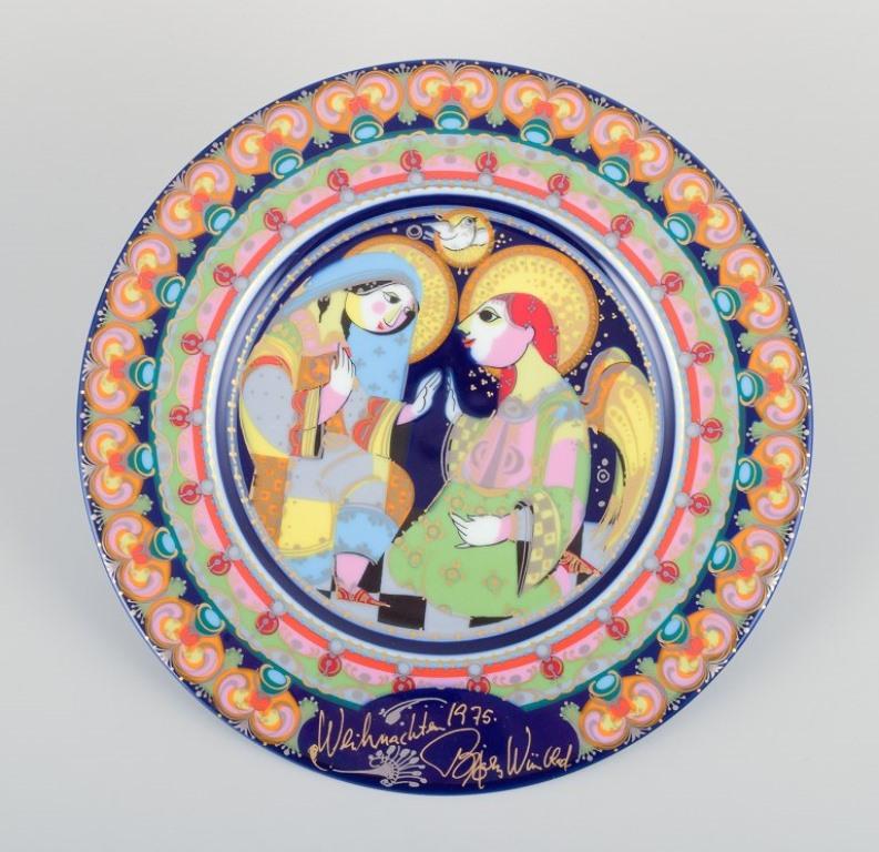Bjørn Wiinblad for Rosenthal, a set of four hand-painted Christmas plates with biblical motifs.
1975, 1976, 1980, and 1981.
Marked.
In perfect condition.
Dimensions: Diameter 28.5 cm.