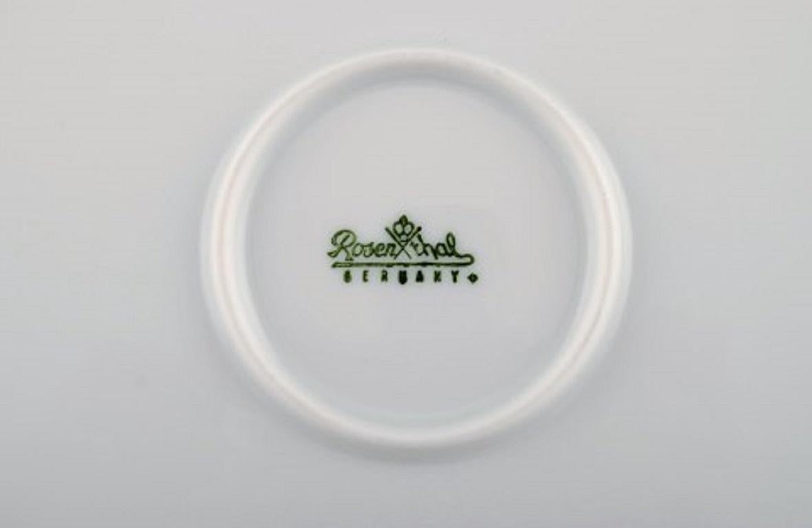 Bjørn Wiinblad for Rosenthal, Six Romanze Dinner Plates in White Porcelain In Excellent Condition In Copenhagen, DK