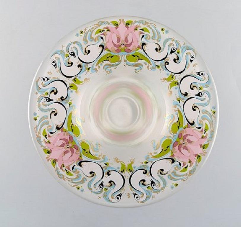 Moderno Bjørn Wiinblad per Rosenthal Studio Line, Vaso in vetro artistico, anni '80 in vendita