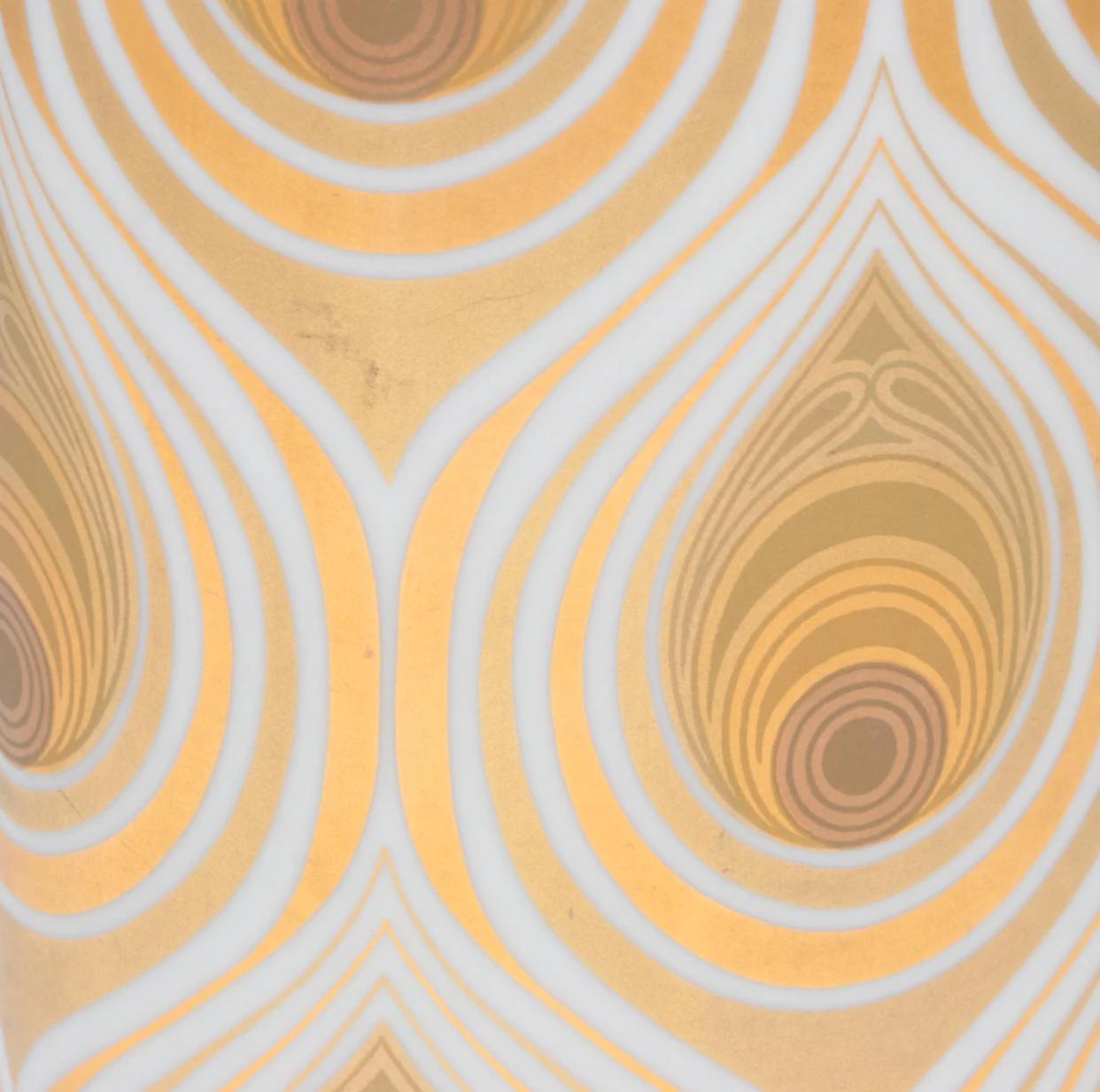 Bjørn Wiinblad for Rosenthal Studio-Linie Gold Over Porcelain Vase 5