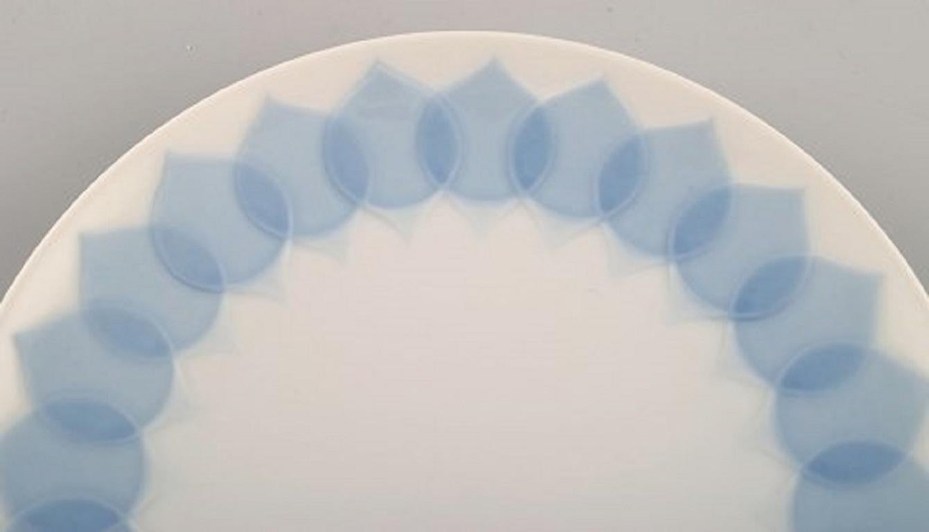 Modern Bjørn Wiinblad for Rosenthal, Twelve Lotus Porcelain Salad Plates