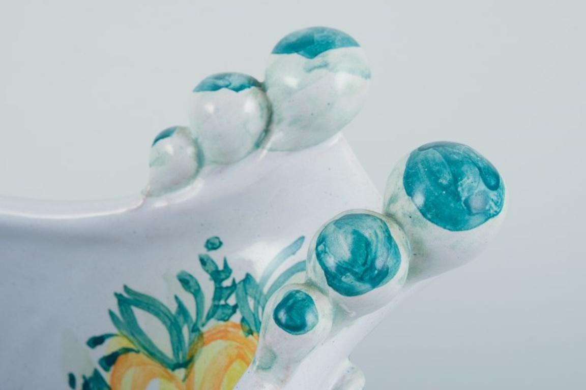 Ceramic Bjørn Wiinblad for The Blue House. Large ceramic bowl shaped like a bird. For Sale