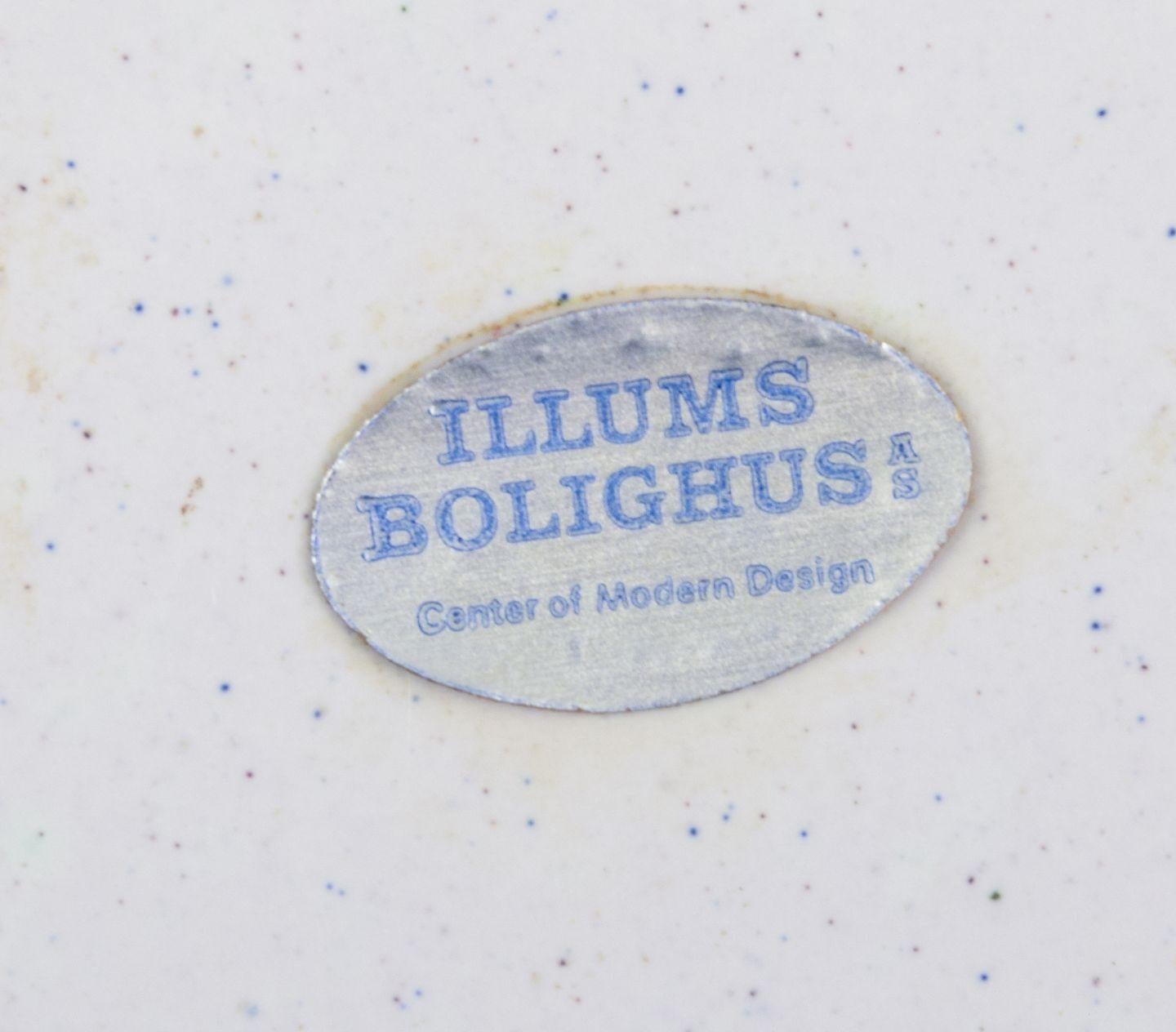 Fin du 20e siècle Bjørn Wiinblad pour The Blue House. Plat octogonal/plaque murale en grès. en vente