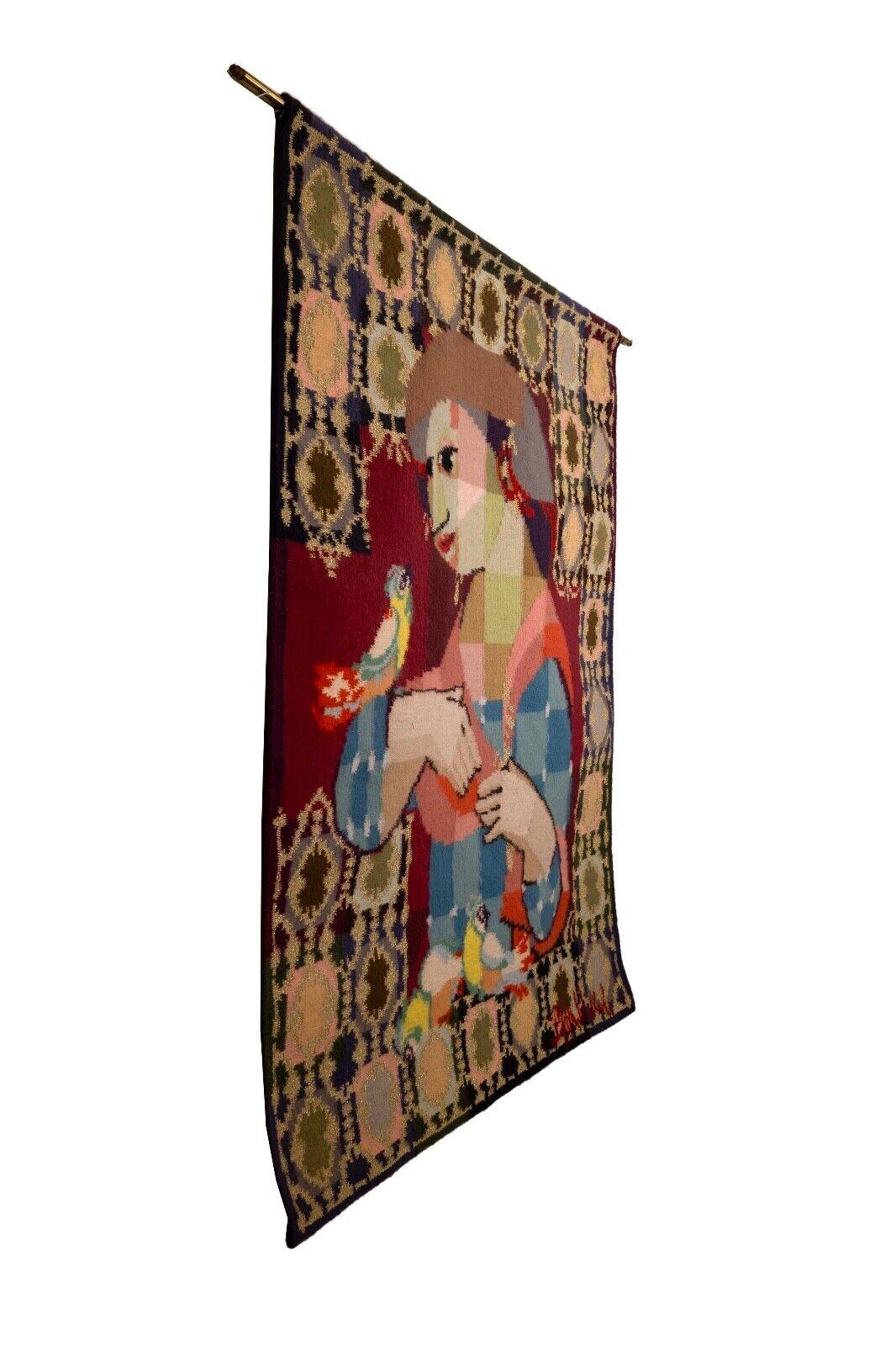 Late 20th Century Bjørn Wiinblad Il Seraglio Loom Art Collection 8/36 Handwoven Tapestry 1980s