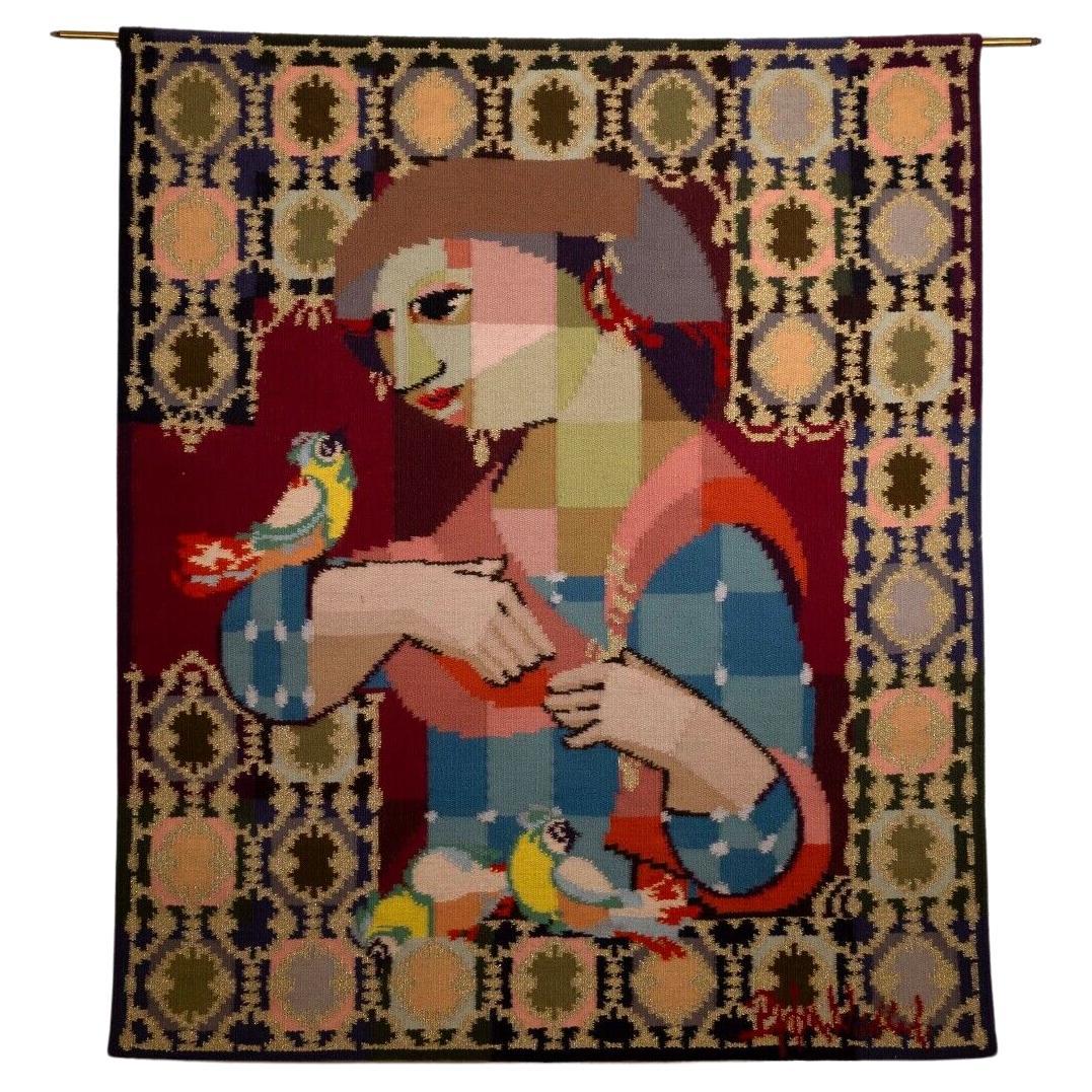 Bjørn Wiinblad Il Seraglio Loom Art Collection 8/36 Handwoven Tapestry 1980s