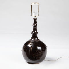 Bjørn Wiinblad Large Table Lamp in Glazed Stoneware
