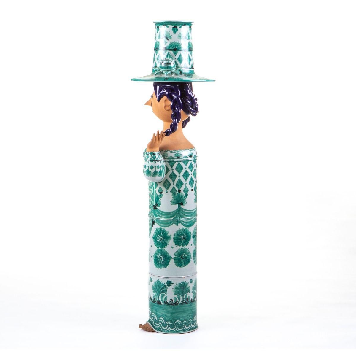 Danese Bjørn Wiinblad - Monumentale figura decorativa in ceramica, 155 cm in vendita
