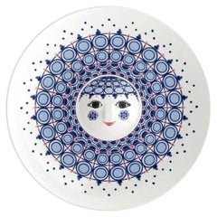 Bjørn Wiinblad 'Olga' Dish, Blue, 2.4 in H