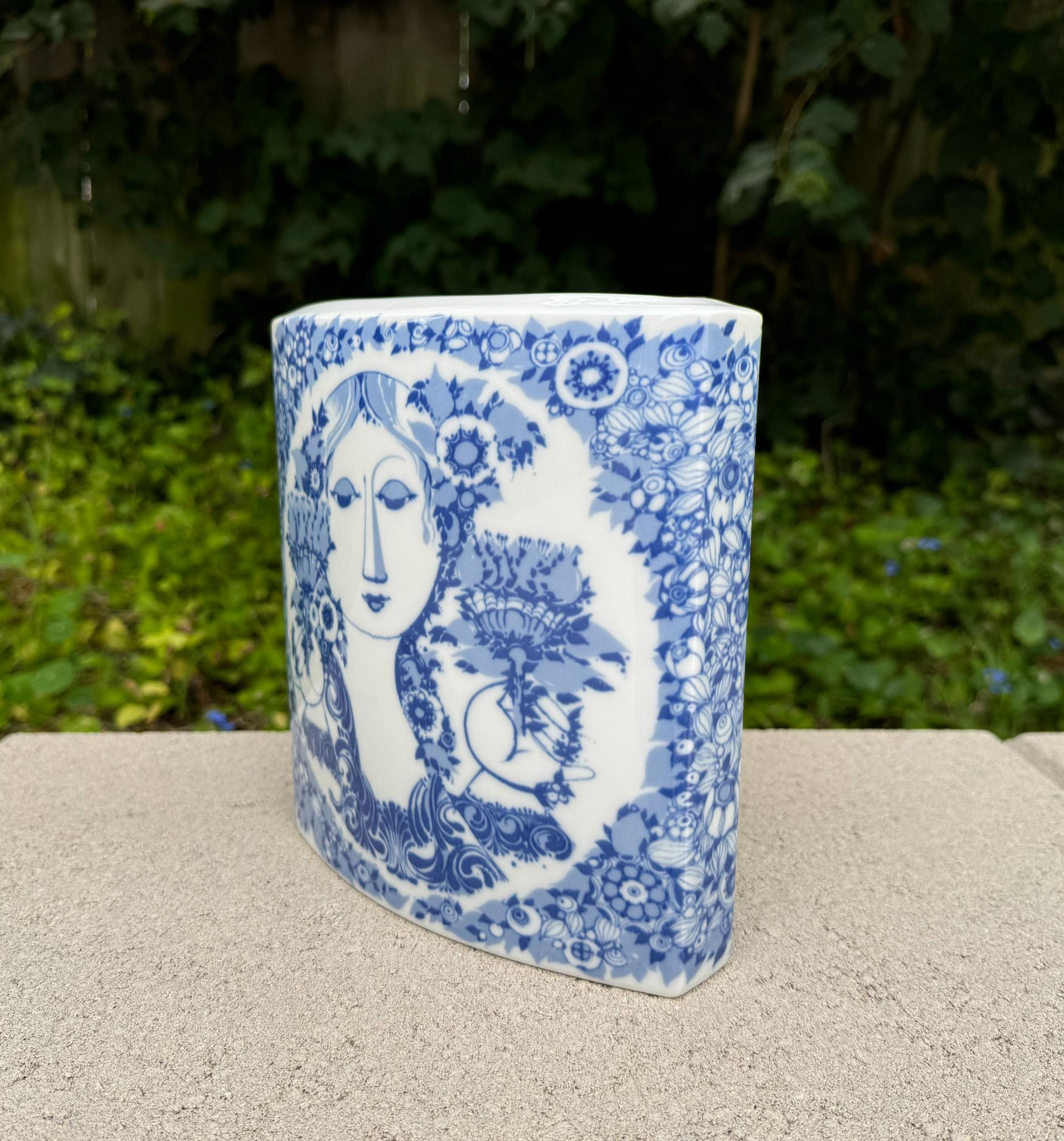 Bjørn Wiinblad Vaso a cuscino in porcellana per Rosenthal Studio Line, Germania, c.C. 1980 in vendita 5