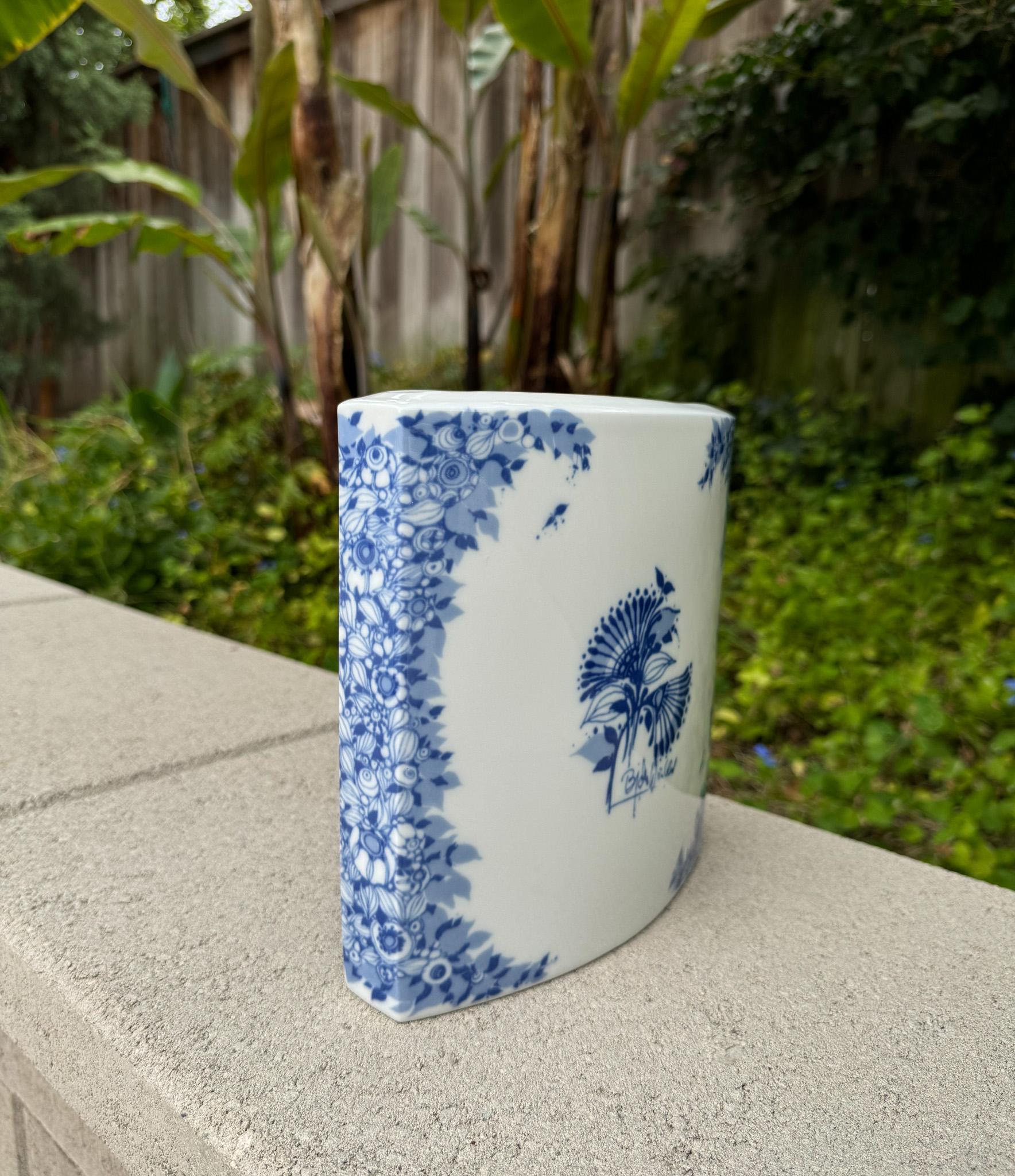 Bjørn Wiinblad Vaso a cuscino in porcellana per Rosenthal Studio Line, Germania, c.C. 1980 in vendita 6
