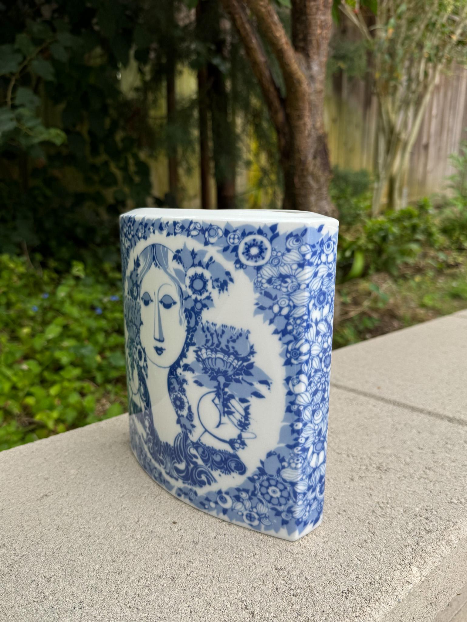 Bjørn Wiinblad Vaso a cuscino in porcellana per Rosenthal Studio Line, Germania, c.C. 1980 in vendita 7