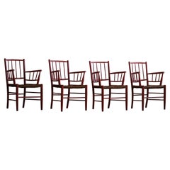 Bjørn Wiinblad, Set of 4 Chairs, Nässjö Stolefabrik, Mid Century Modern, 1950s