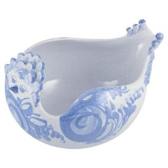 Bjørn Wiinblad, La casa blu. Grande ciotola in ceramica a forma di uccello.