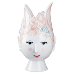 Bjørn Wiinblad Titania Vase, Hand-Painted Ceramic, Scandinavian Modern