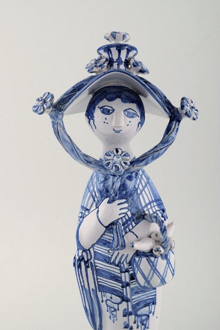 Bjørn Wiinblad unique ceramic figure. 