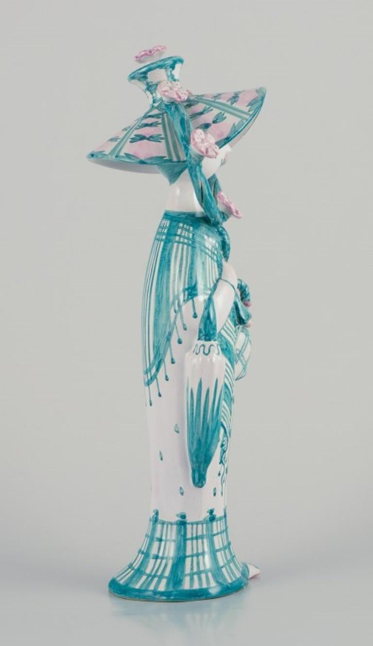 Bjørn Wiinblad, unique ceramic figurine. 