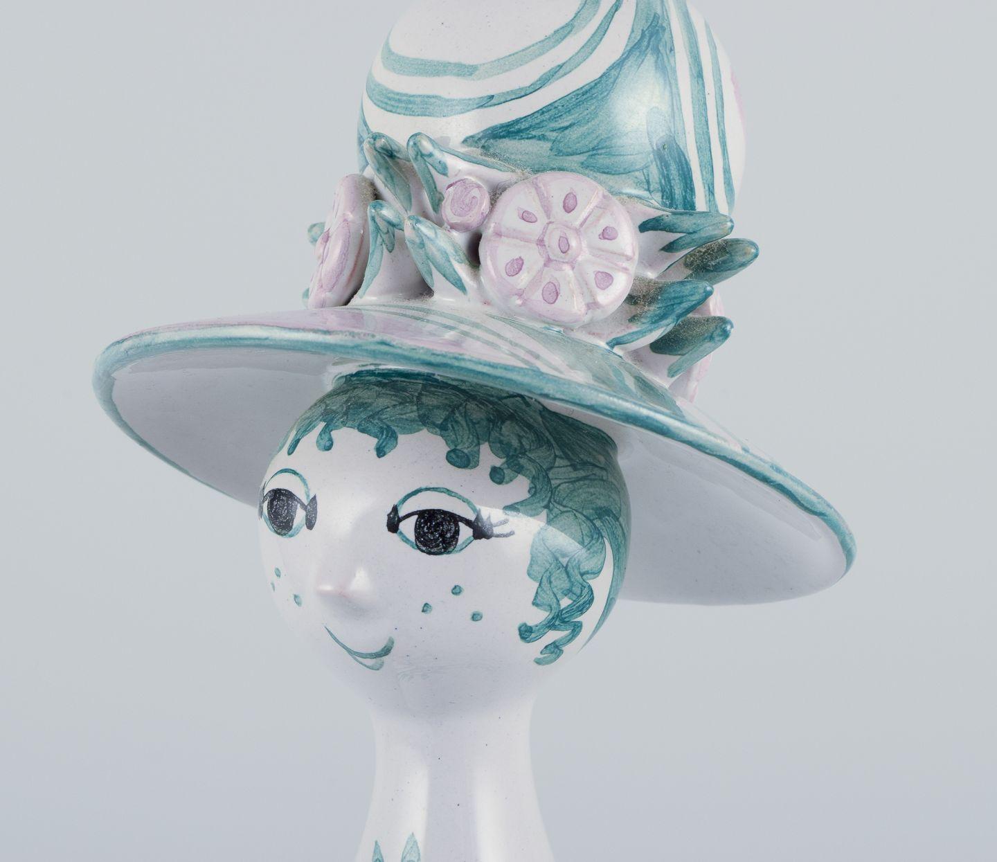 Bjørn Wiinblad, estatuilla única de cerámica. Primavera