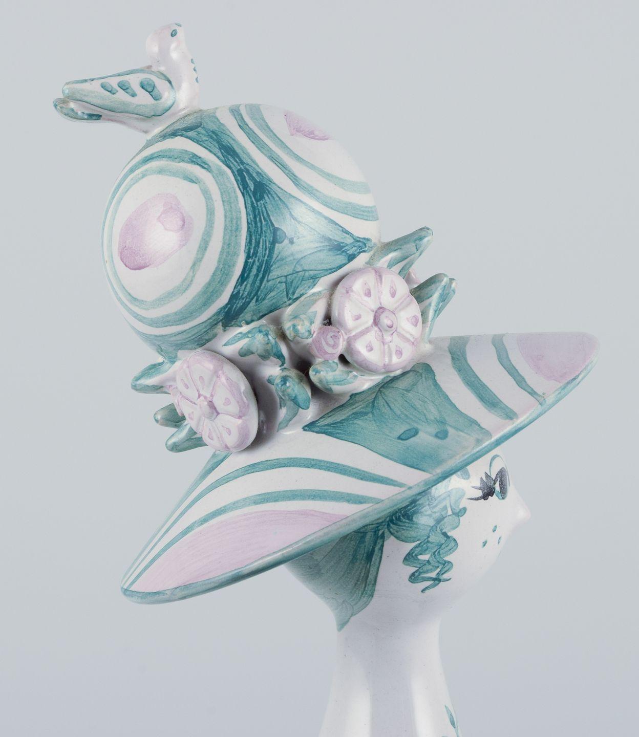 Bjørn Wiinblad, estatuilla única de cerámica. Primavera