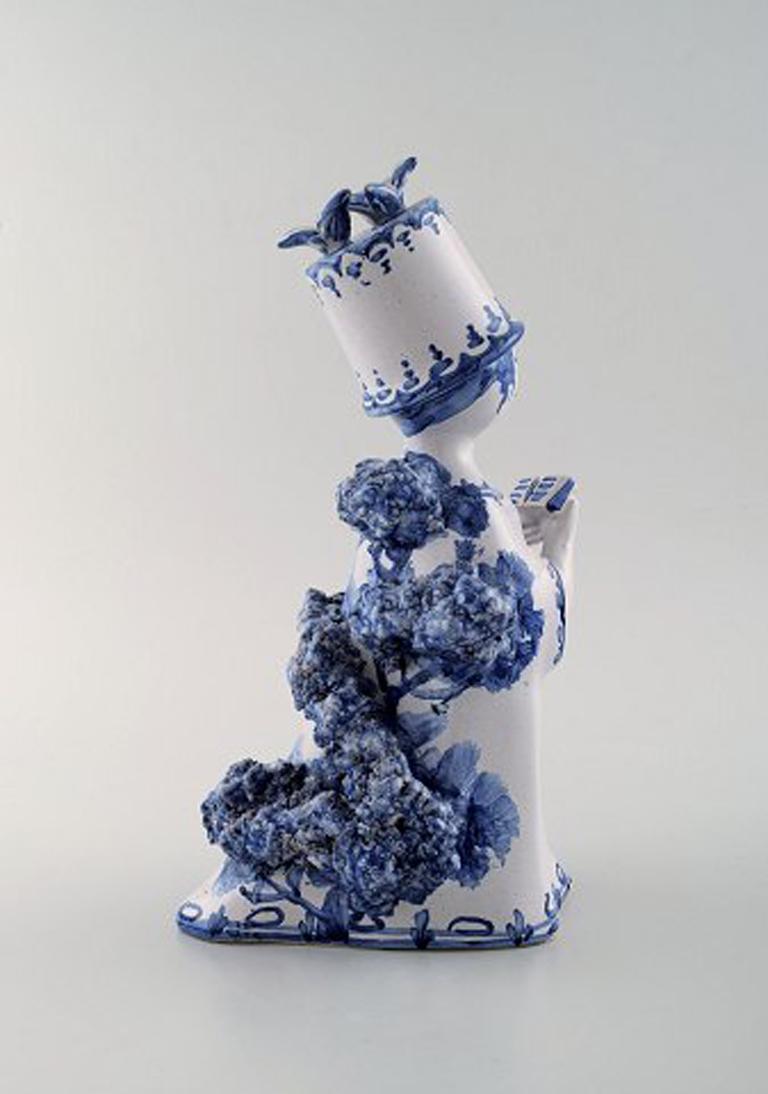 Danish Bjørn Wiinblad Unique Ceramics Figure, Aunt