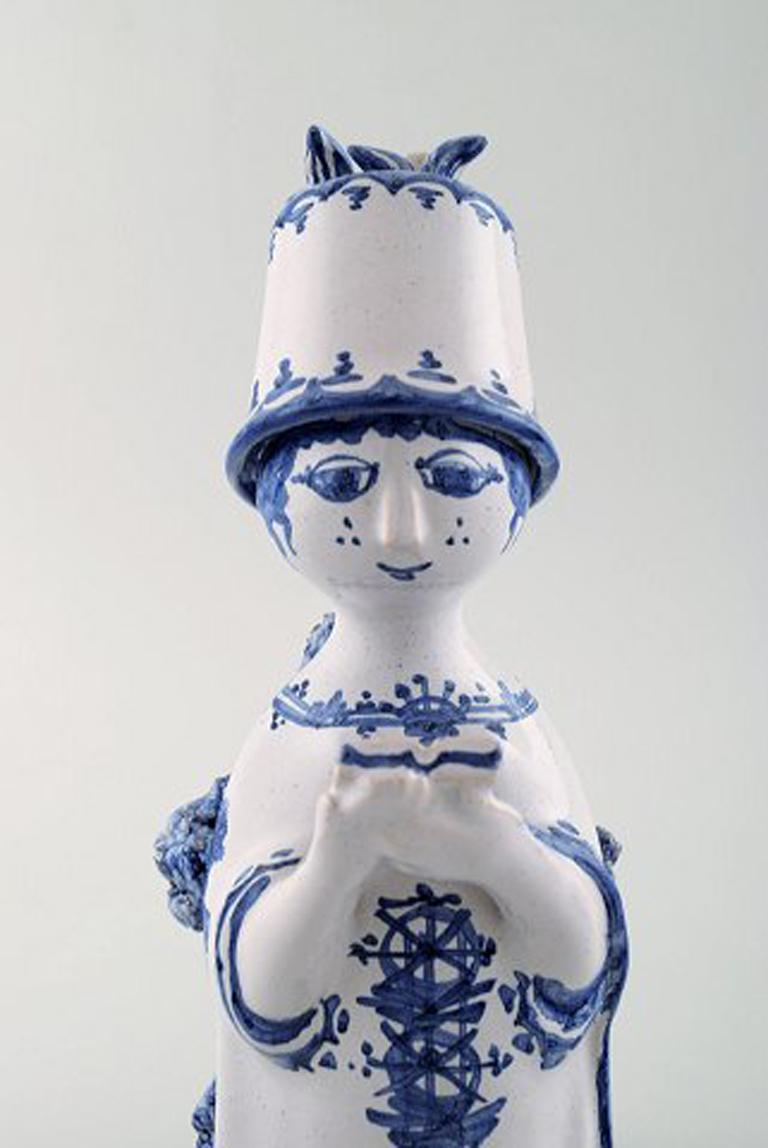 Bjørn Wiinblad Unique Ceramics Figure, Aunt In Excellent Condition In Copenhagen, DK