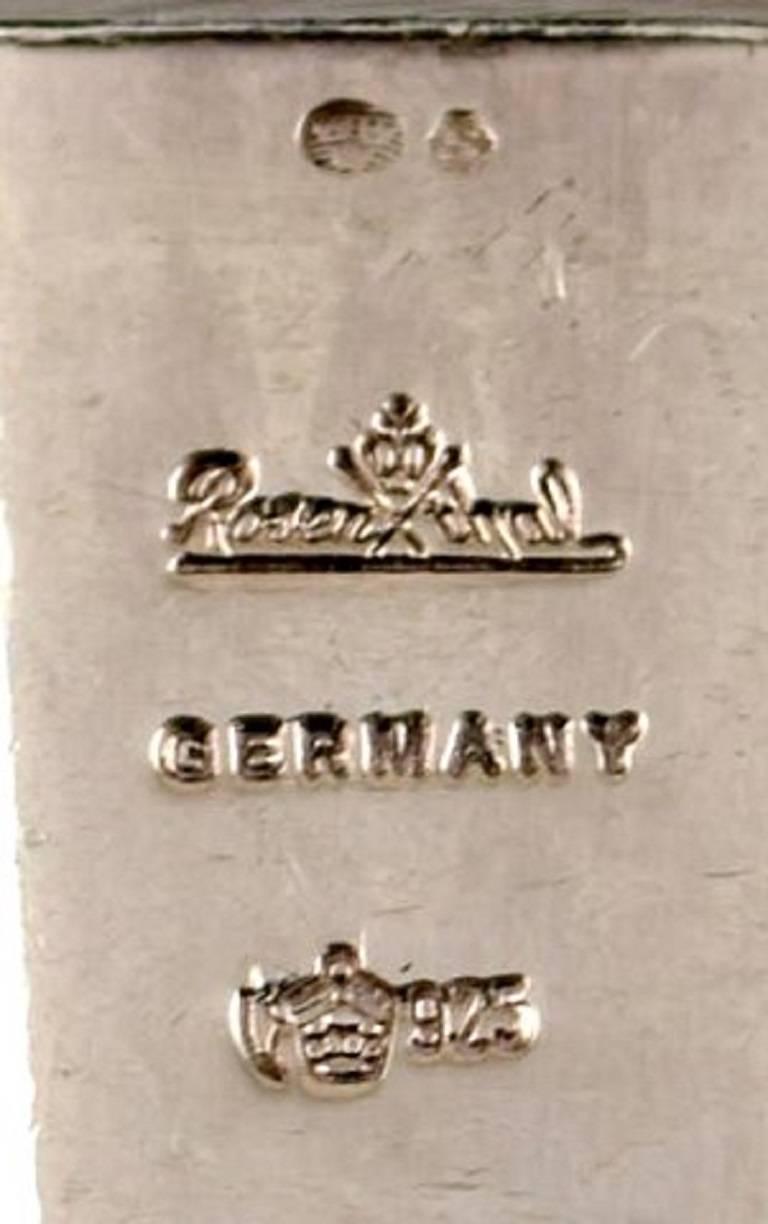 German Bjørn Wiinblad, Cutlery, 'Romanze' for Rosenthal, Sterling Silver