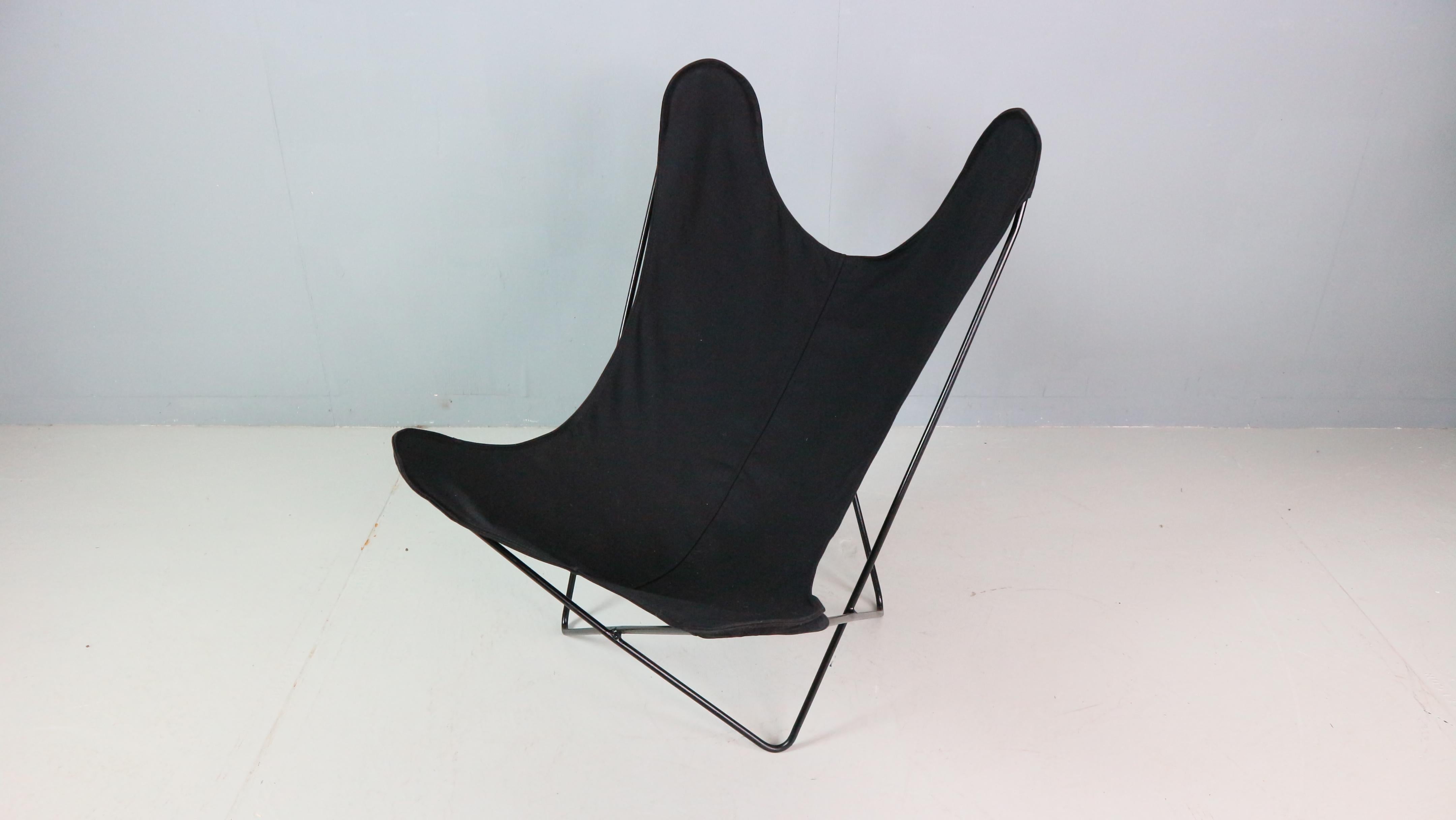 BKF Schmetterlingsstuhl von Jorge Hardoy-Ferrari für Knoll, 1960er Jahre einschließlich Schafsleder (20. Jahrhundert) im Angebot