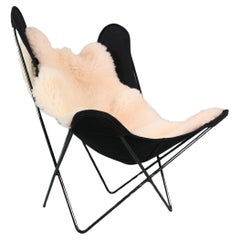 BKF Butterfly Chair by Jorge Hardoy-Ferrari for Knoll, 1960s incl. Sheepskin