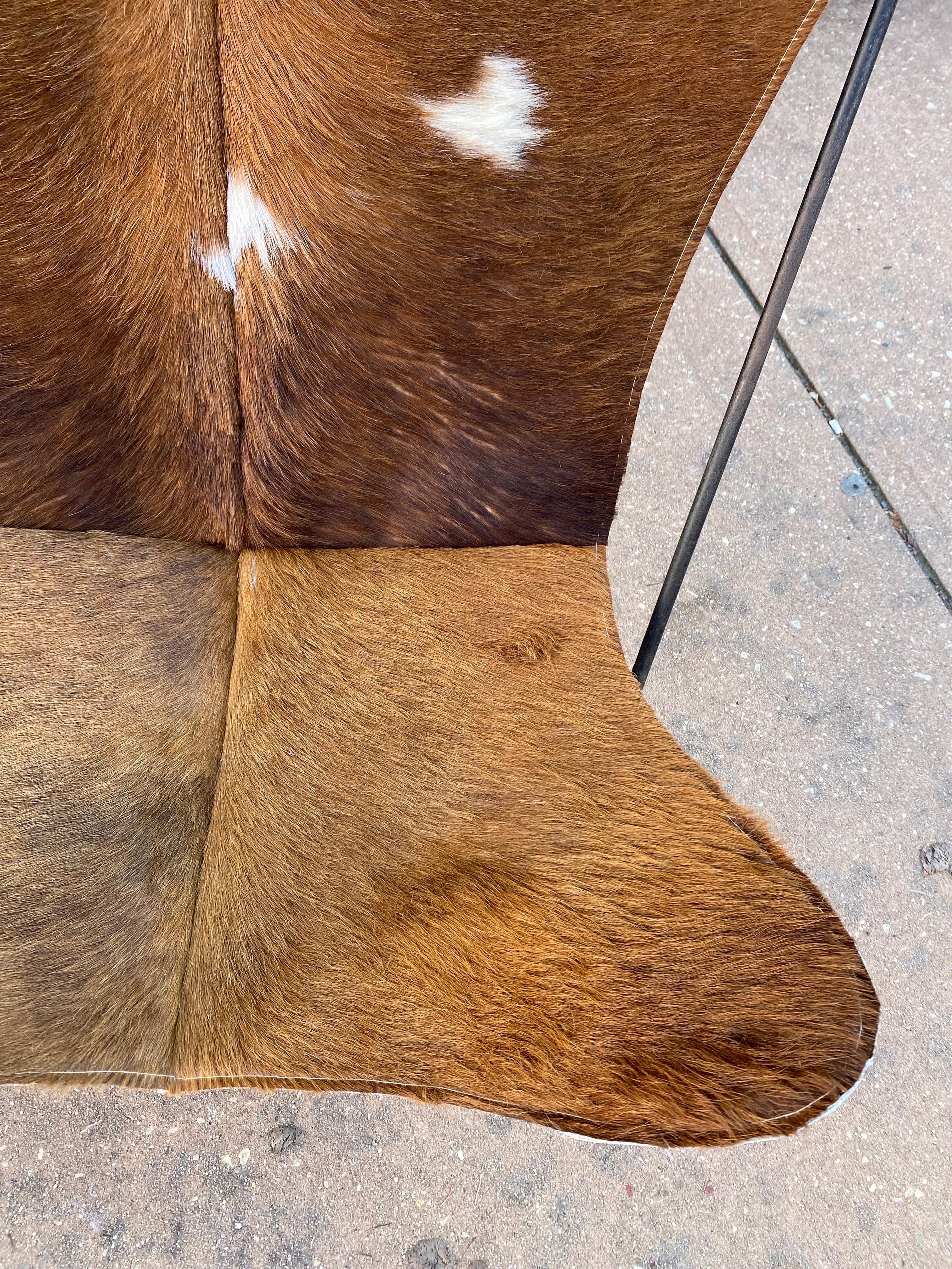 Mid-20th Century BKF Hardoy for Knoll Butterfly Chair with New Cowhide Sling For Sale