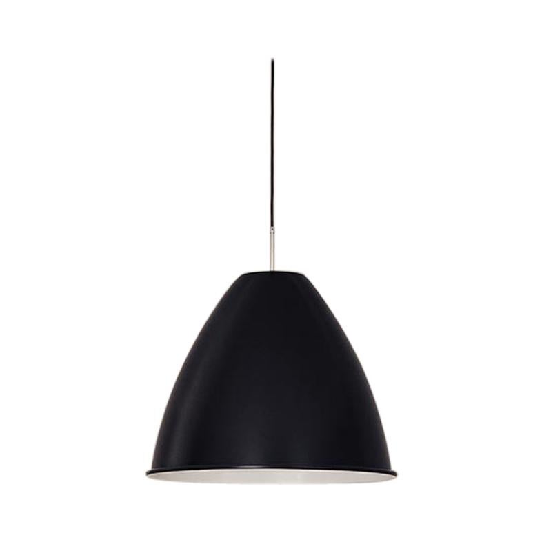 BL 9 Pendant - Brass Base, Extra Large, White