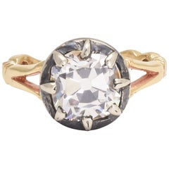 BL Bespoke Cushion Cut Paste Solitaire Ring