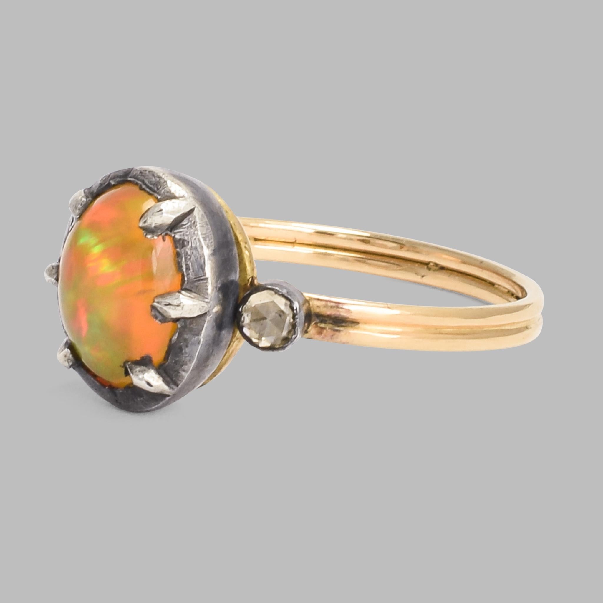 BL Bespoke Collection

Vision and Focus. Capture the energy of the opal for enhanced clarity and mental focus. Let the stone open your eyes to the world around us.

This ring is set with a lively Jelly Opal. The stone has rich orange base tones,