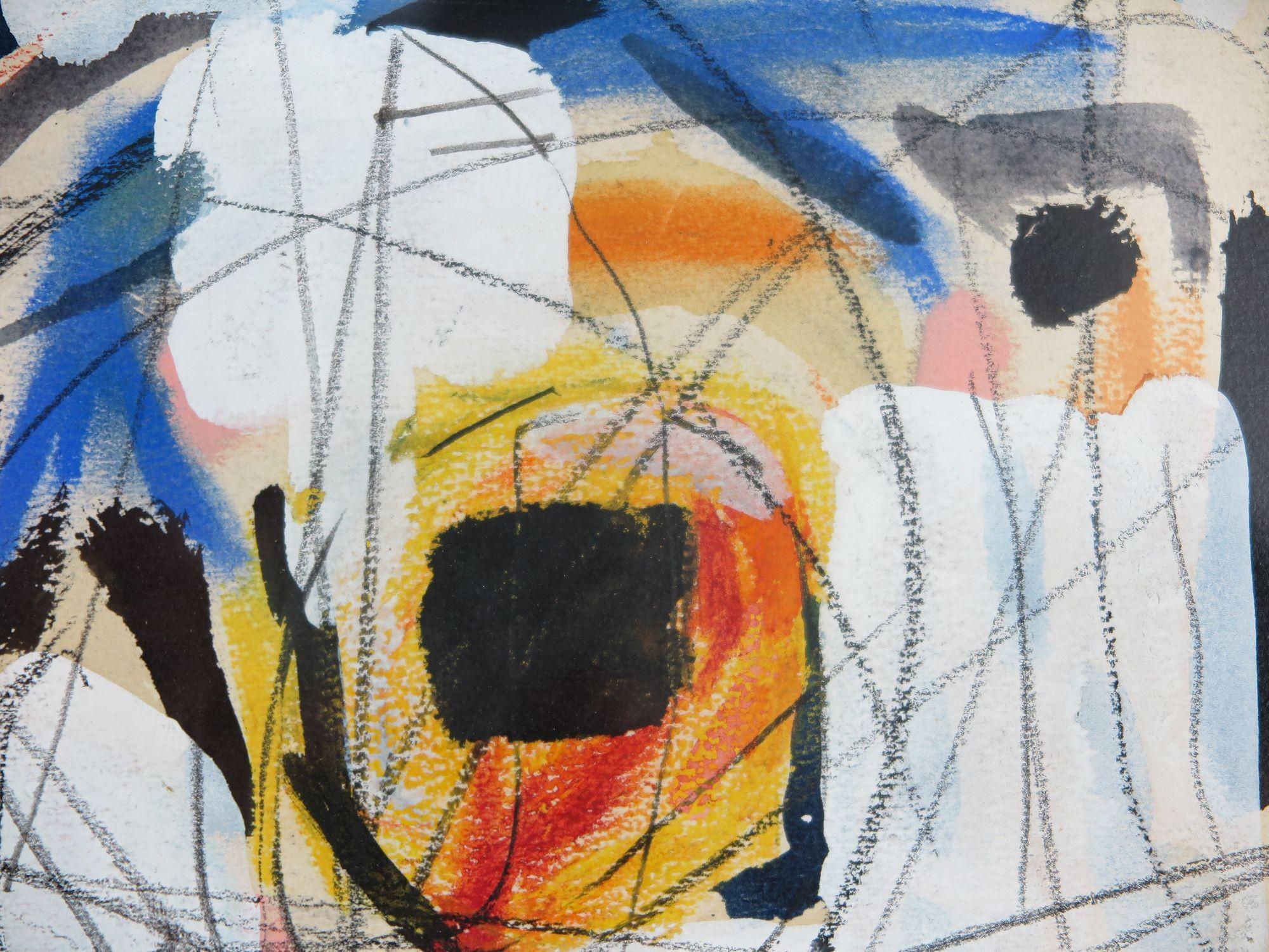 20th Century B.L. Goodwin, Abstraction in Color, c. 1945 For Sale