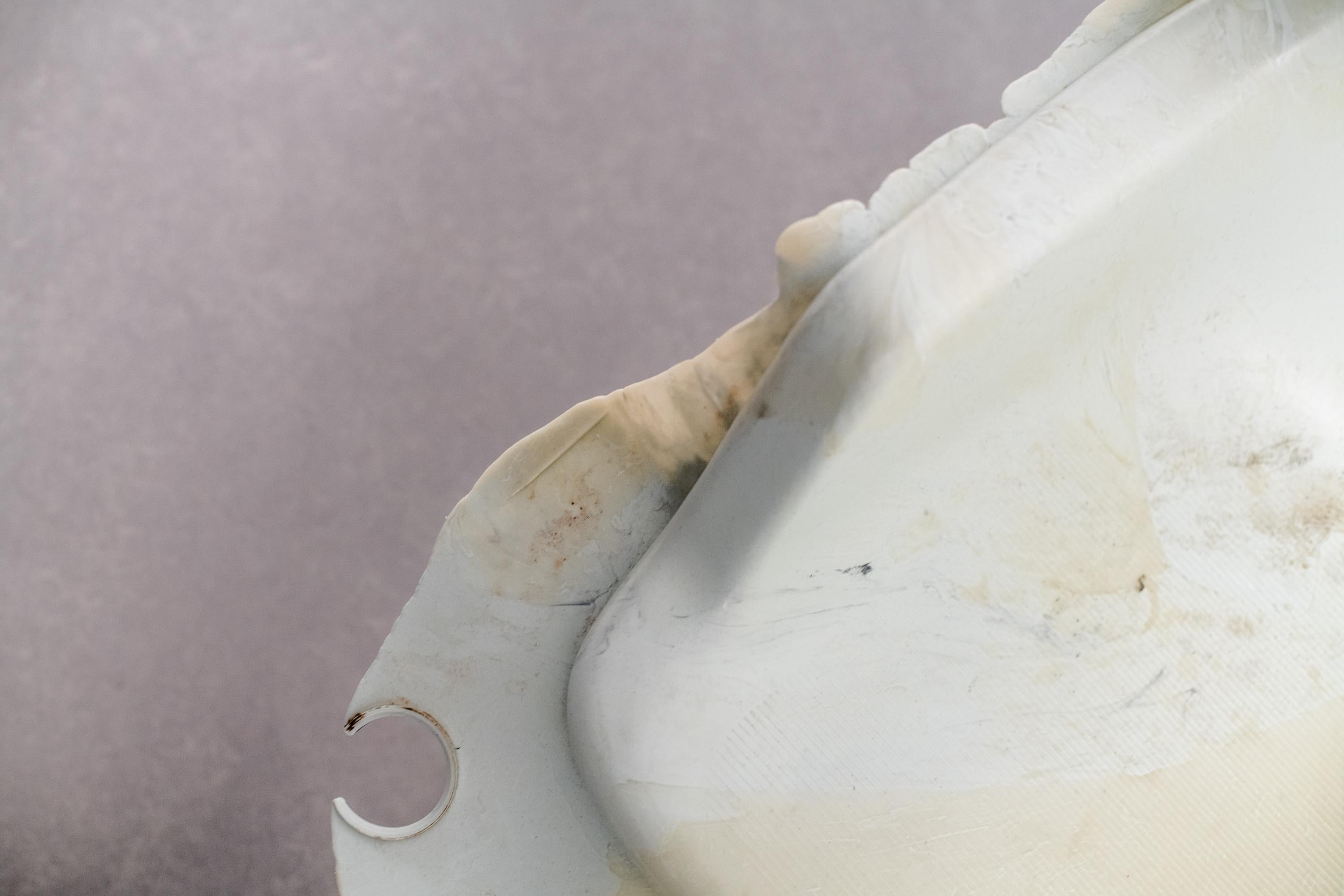 Poltrona BL03 - Unico pezzo da collezione contemporaneo in plastica riciclata bianca in vendita 3