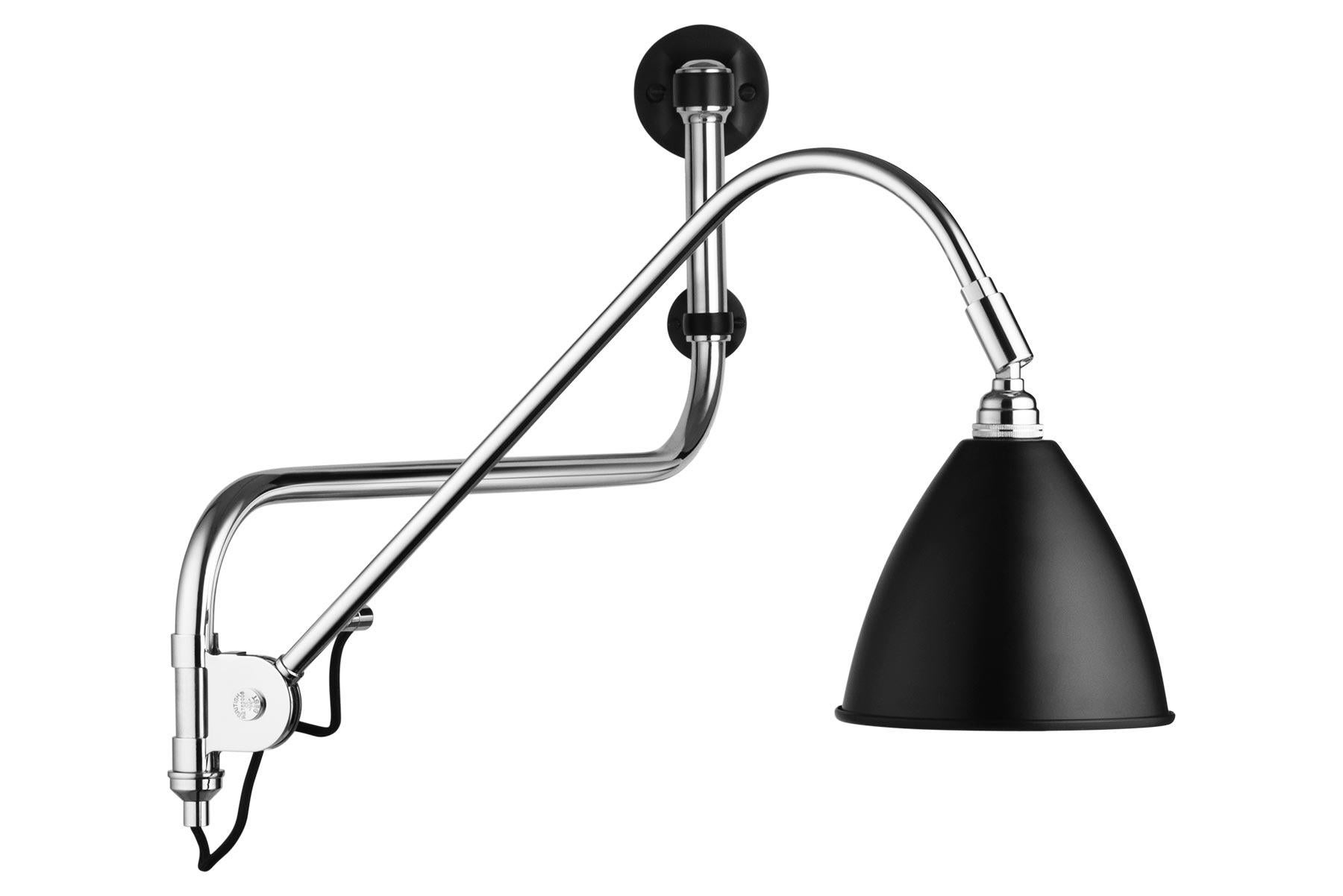 Danish BL10 Wall Lamp, Chrome For Sale