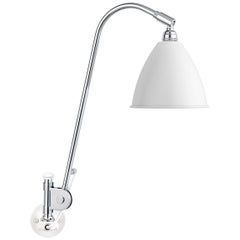 Lampada da parete BL6, Cromo, Bianco