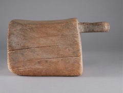 "Bla Bia" Seat with Handle Made of Wood