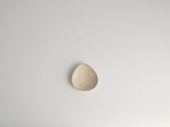 "Blå Eld" White Unglazed Bowl by Hertha Bengtsson for Rörstrand, Sweden 1960s