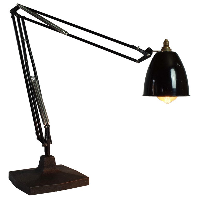 Black 1209 Anglepoise Lamp, England, 1930s at 1stdibs
