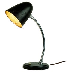 Black 1930s Bauhaus or Industrial Style Table or Desk Lamp