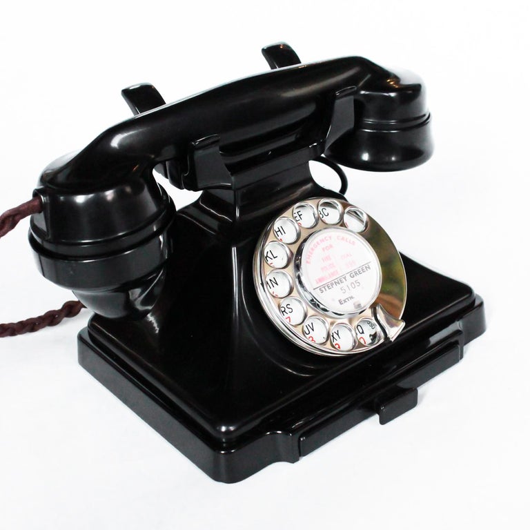 Black 232 GPO Telephone at 1stDibs