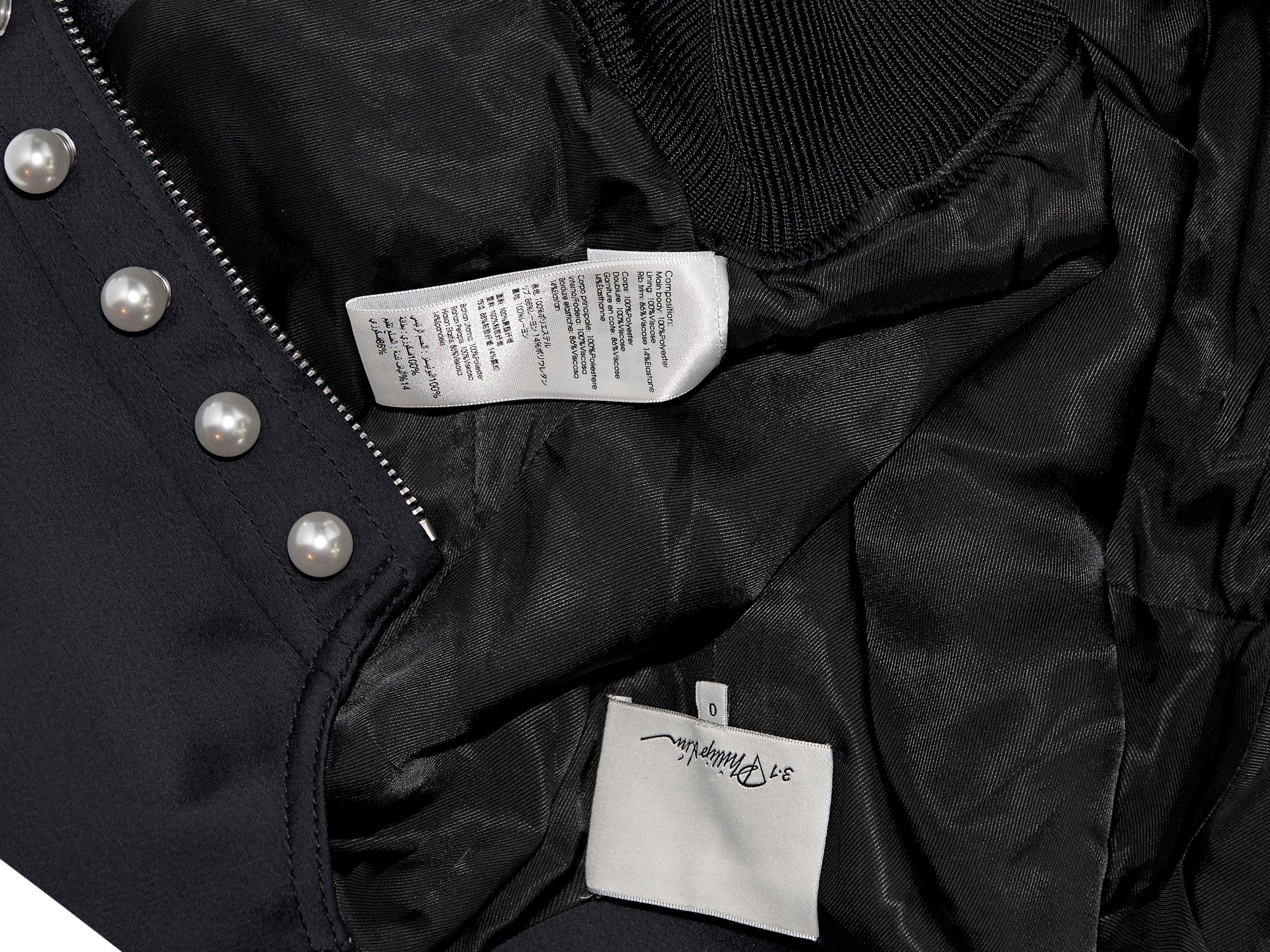 Black 3.1 Phillip Lim Cropped Jacket 1