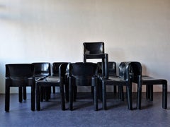 Sedia Black 4875 di Carlo Bartoli per Kartell, Italia 1972