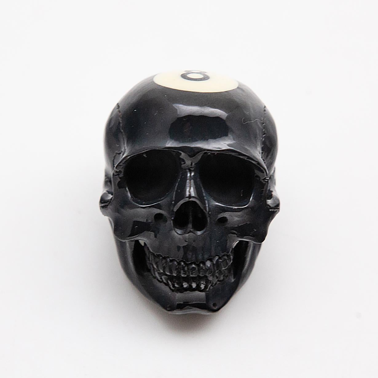 Black 8 Ball Skull In New Condition In New York, NY