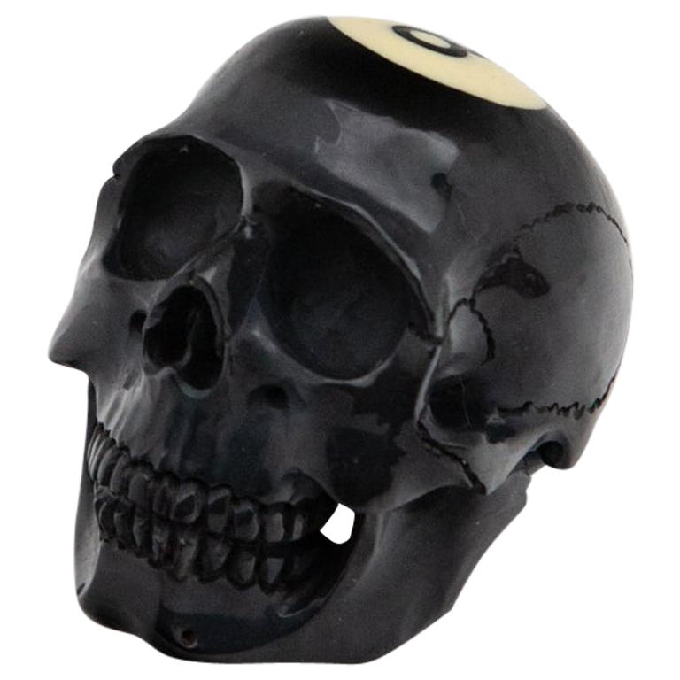 Black 8 Ball Skull
