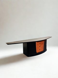 Black 80’s Post Modern sideboard
