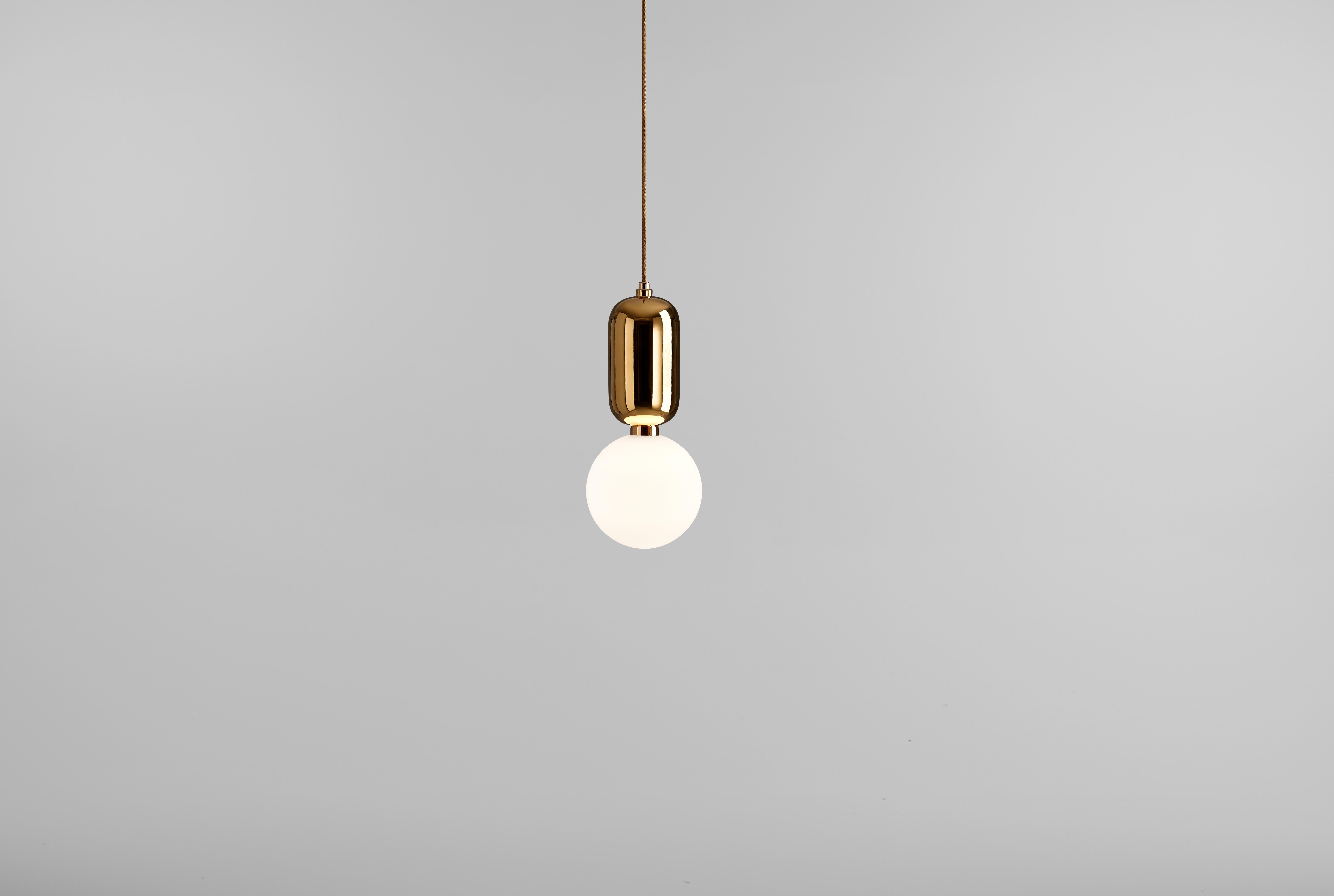 Postmoderne Lampe à suspension AT&T noire de Parachilna en vente